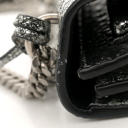 Saint Laurent Calfskin Snakeskin Small Monogram Sunset Silver 13 of 14