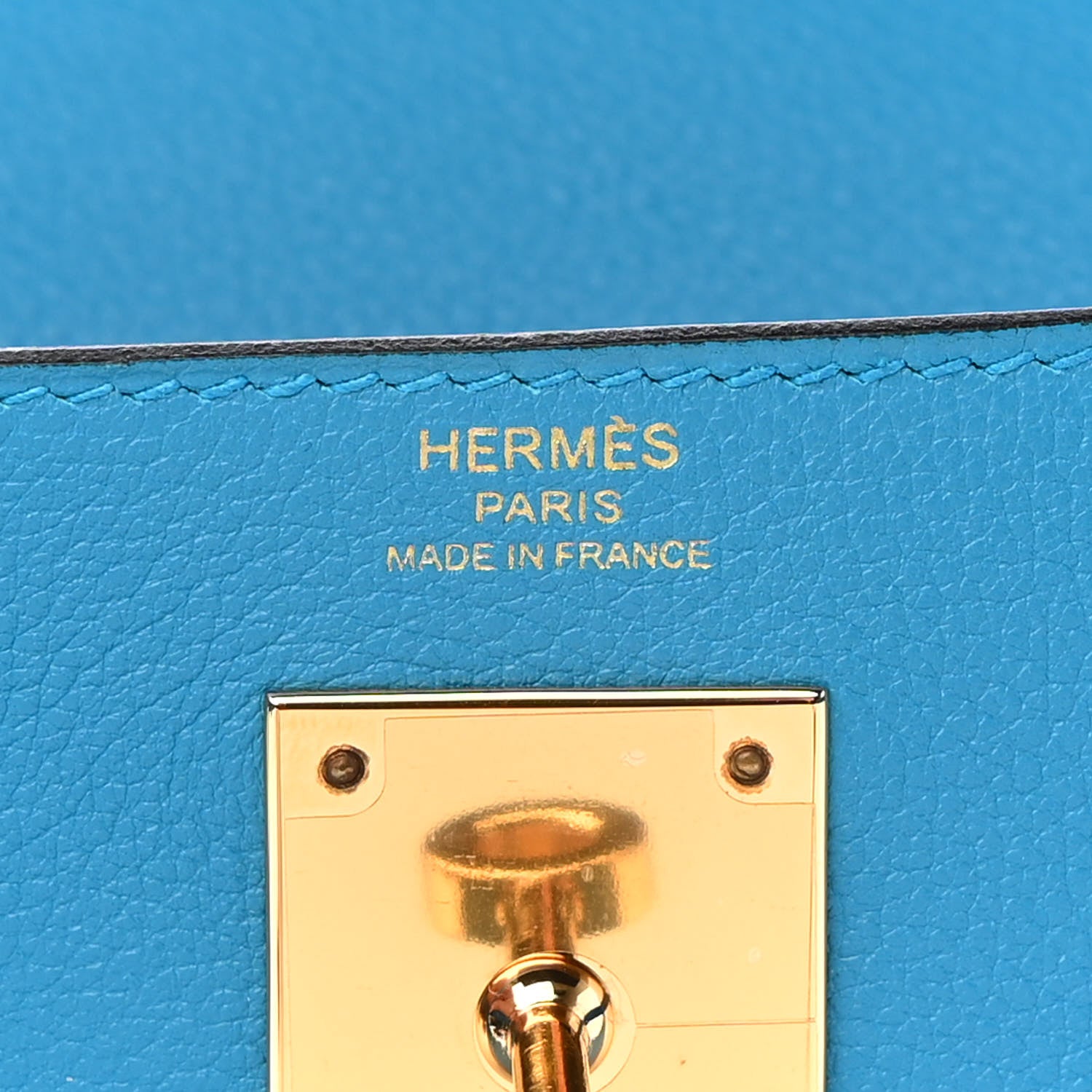 Hermes Evercolor Kelly Retourne 28 Bleu Zanzibar 6 of 10