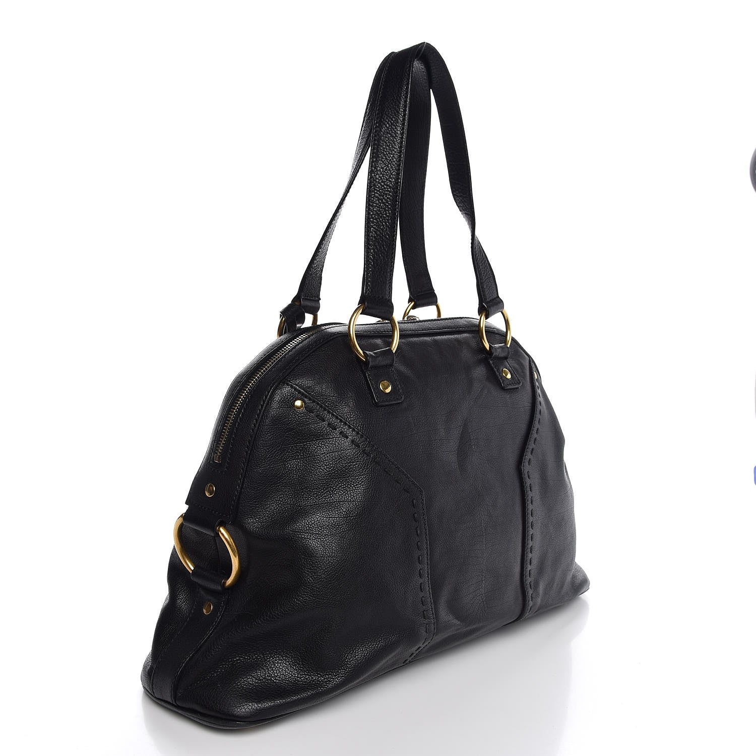 Saint Laurent Calfskin Large Muse Black 3 of 7
