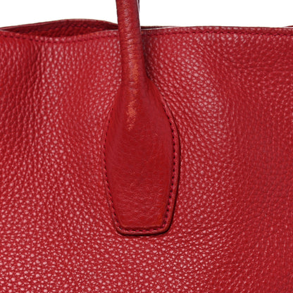Prada Vitello Daino Tote Rosso 35 of 41