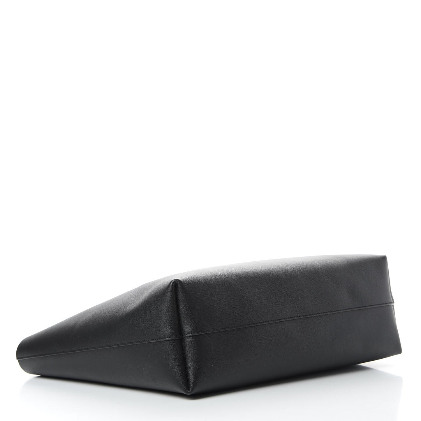 Calfskin Large Shopping Tote Black