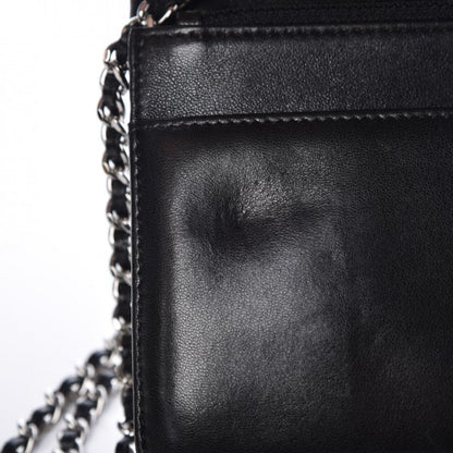 Chanel Lambskin Timeless CC Wallet On Chain WOC Black 14 of 29