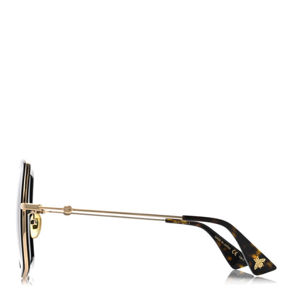 Gucci Acetate Oversize Square Frame GG0106S Sunglasses Black 3 of 8