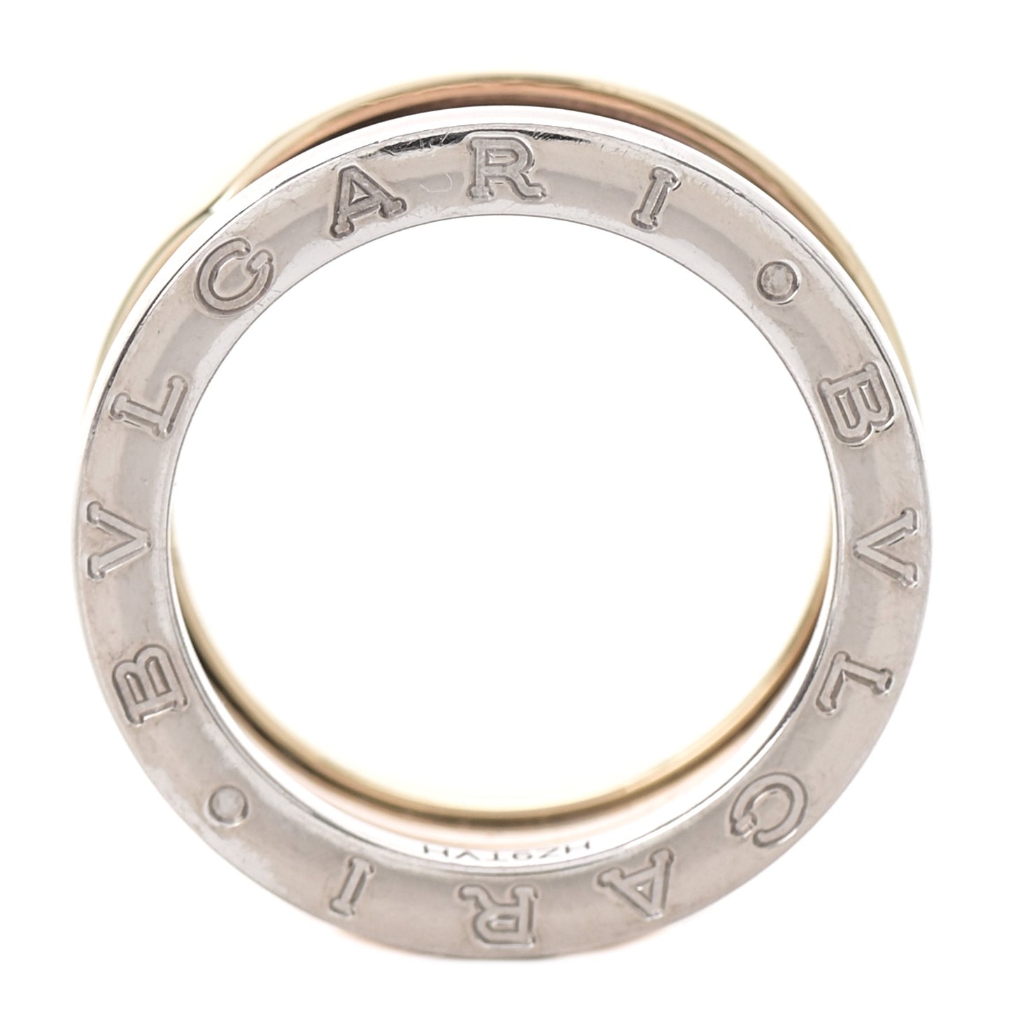 18K Rose White Yellow Gold B.Zero1 Three-Band Ring 52 6