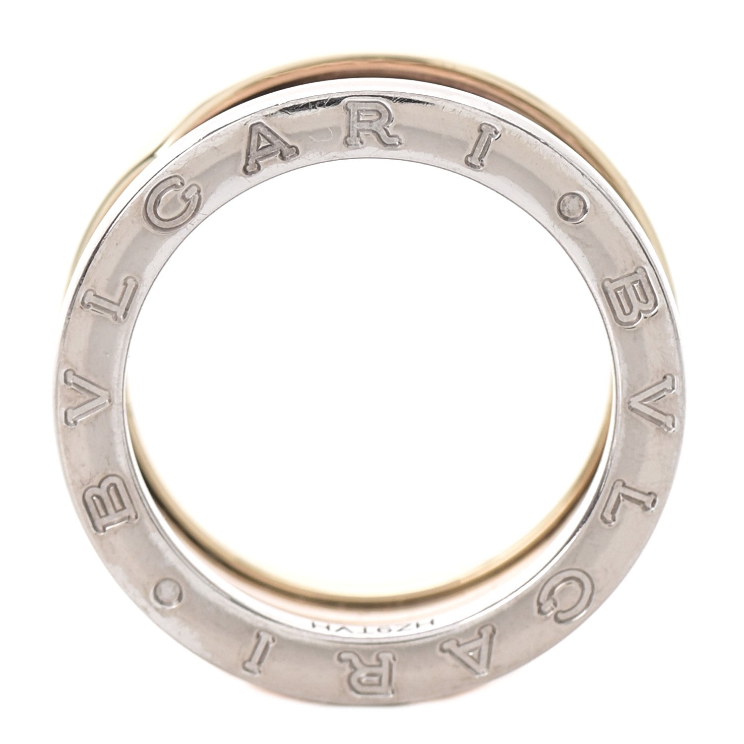 Bulgari 18K Rose White Yellow Gold B.Zero1 Three-Band Ring 52 6 4 of 6