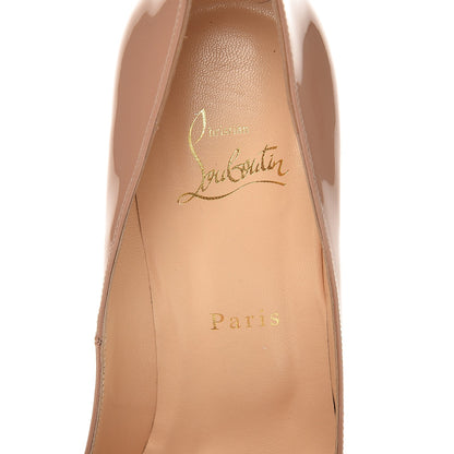 Christian Louboutin Patent Pigalle 120 Pumps 40 Nude 7 of 9