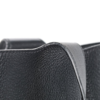 Prada Vitello Daino Soft Medium Dynamique Tote Black 15 of 15