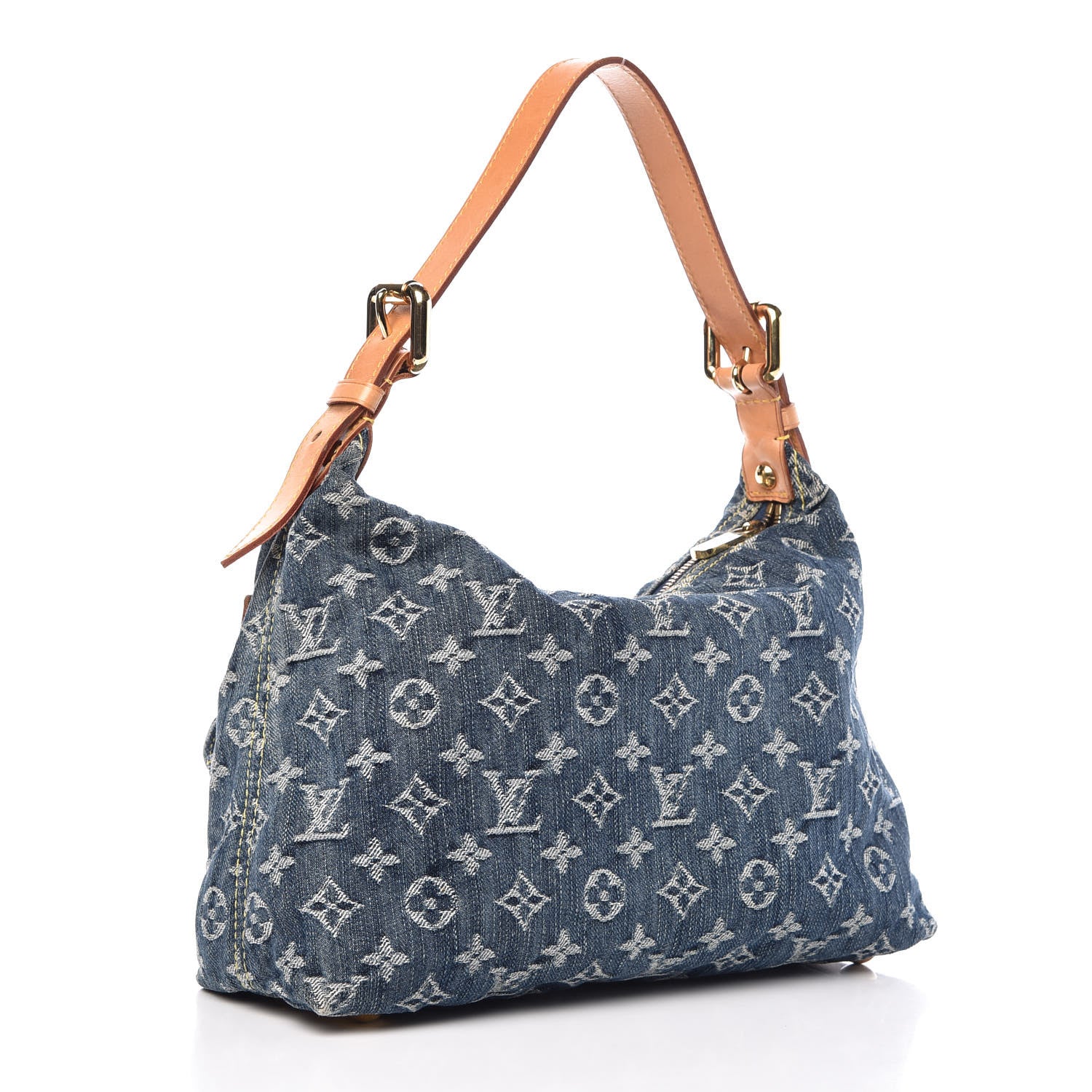 Louis Vuitton Monogram Denim Baggy PM Blue 3 of 13