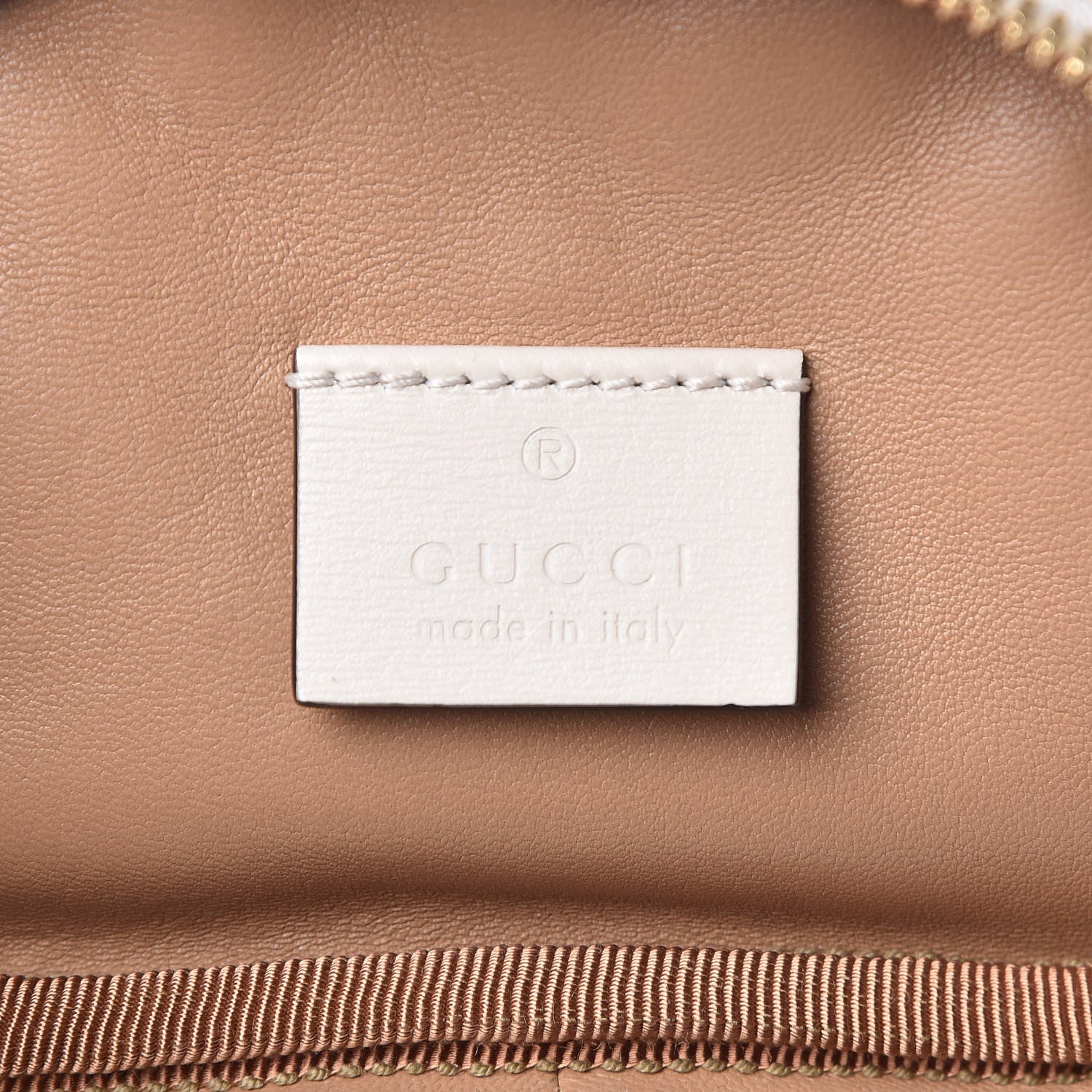Gucci Calfskin Trapuntata Zumi Belt Bag Off White 8 of 12