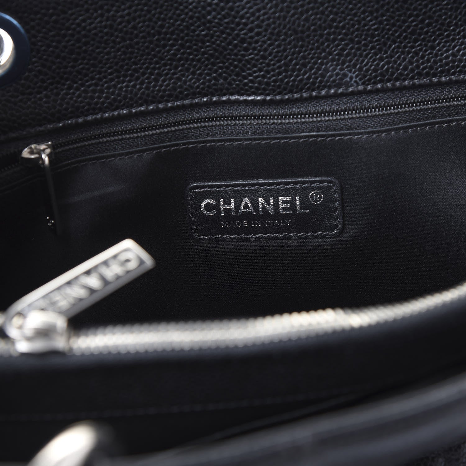 Chanel Caviar Quilted Grand Shopping Tote GST Black 9 of 11