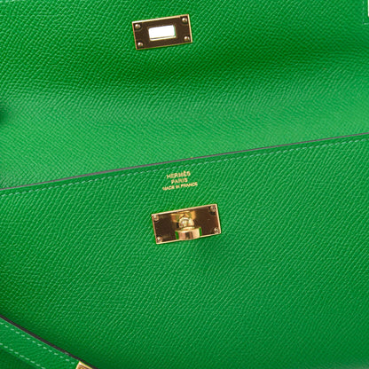 Hermes Epsom Kelly Longue Wallet Bambou 7 of 9