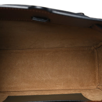 Loewe Calfskin Linen Mini Lazo Tote Khaki Green 5 of 9