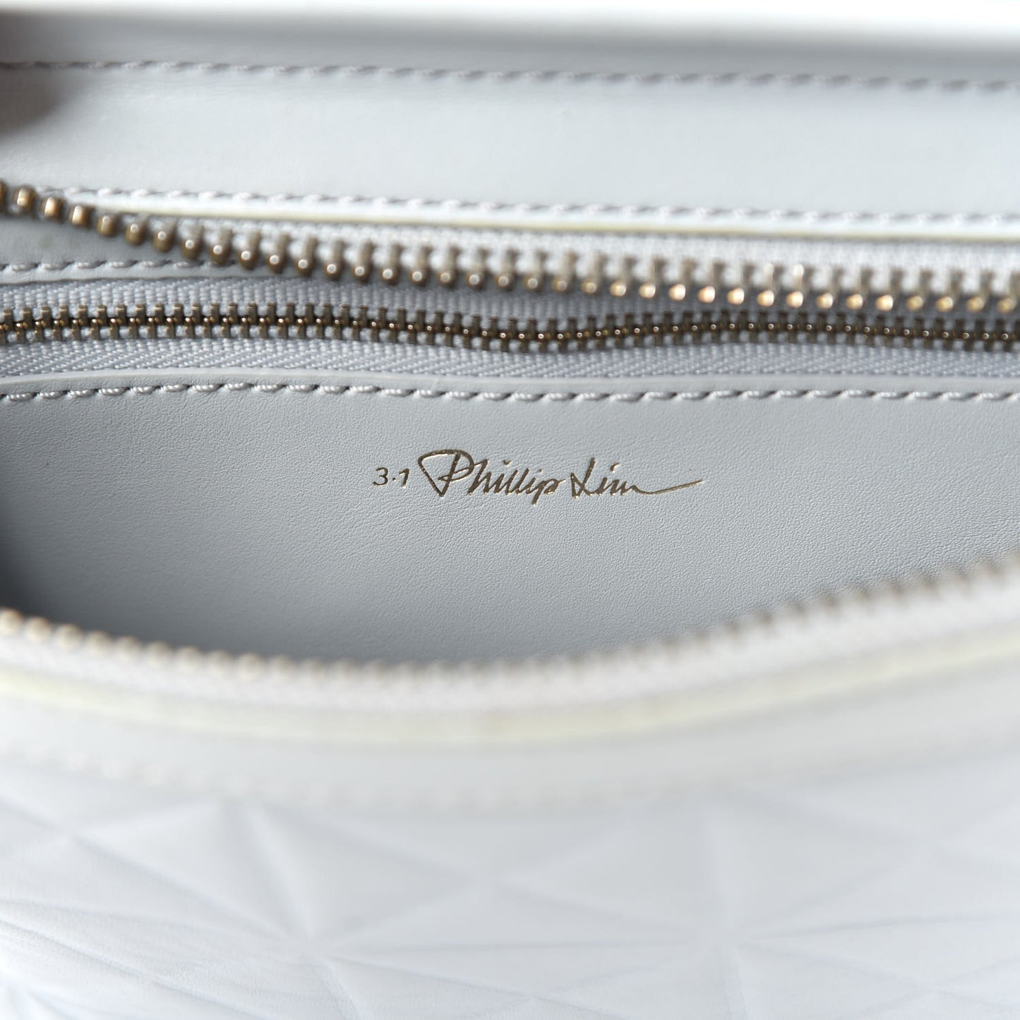 Calfskin Quilted Small Ryder Satchel Glacier