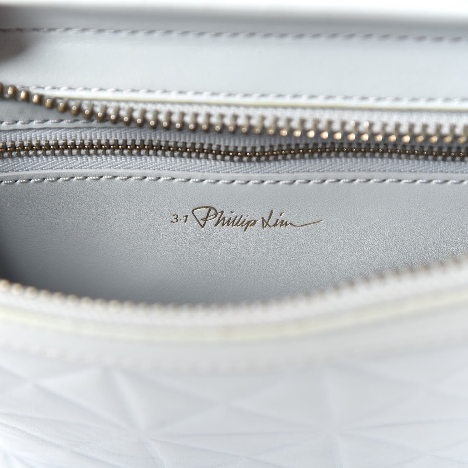 3.1 Phillip Lim Calfskin Quilted Small Ryder Satchel Glacier 8 of 9