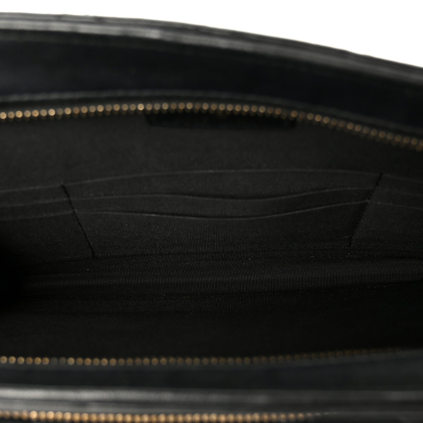 Lambskin Quilted Square Front Pocket Clutch With Chain Black