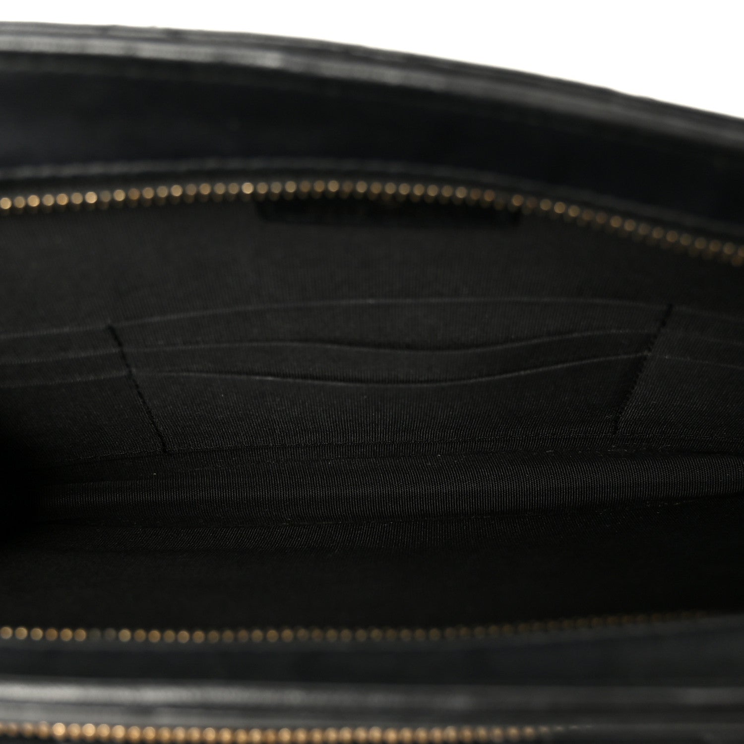 Chanel Lambskin Quilted Square Front Pocket Clutch With Chain Black 5 of 10
