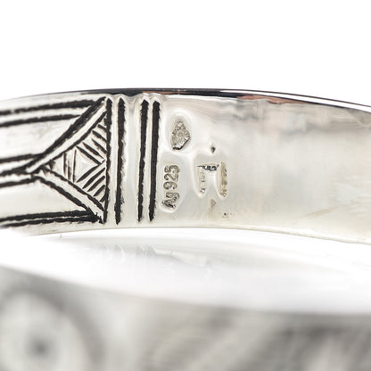 Hermes Sterling Silver Touareg Takolte Cuff Bracelet T5 4 of 5