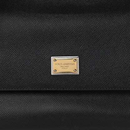 Dolce & Gabbana Dauphine Medium Miss Sicily Satchel Black 7 of 10