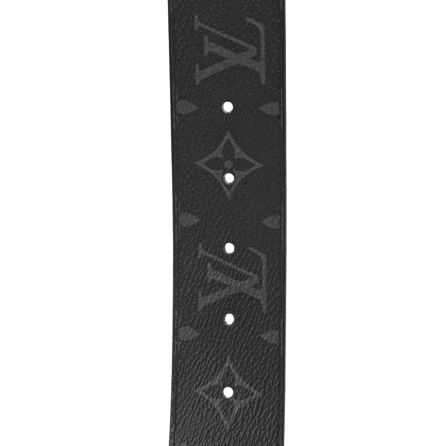 Monogram Eclipse 40mm LV Initiales Belt 90 36 Matte Black