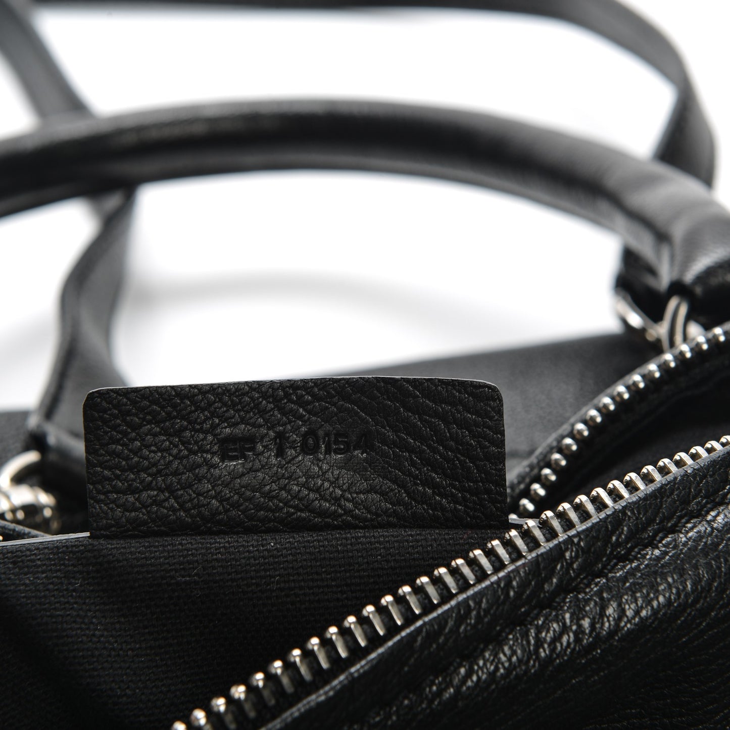 Sugar Goatskin Small Pandora Black
