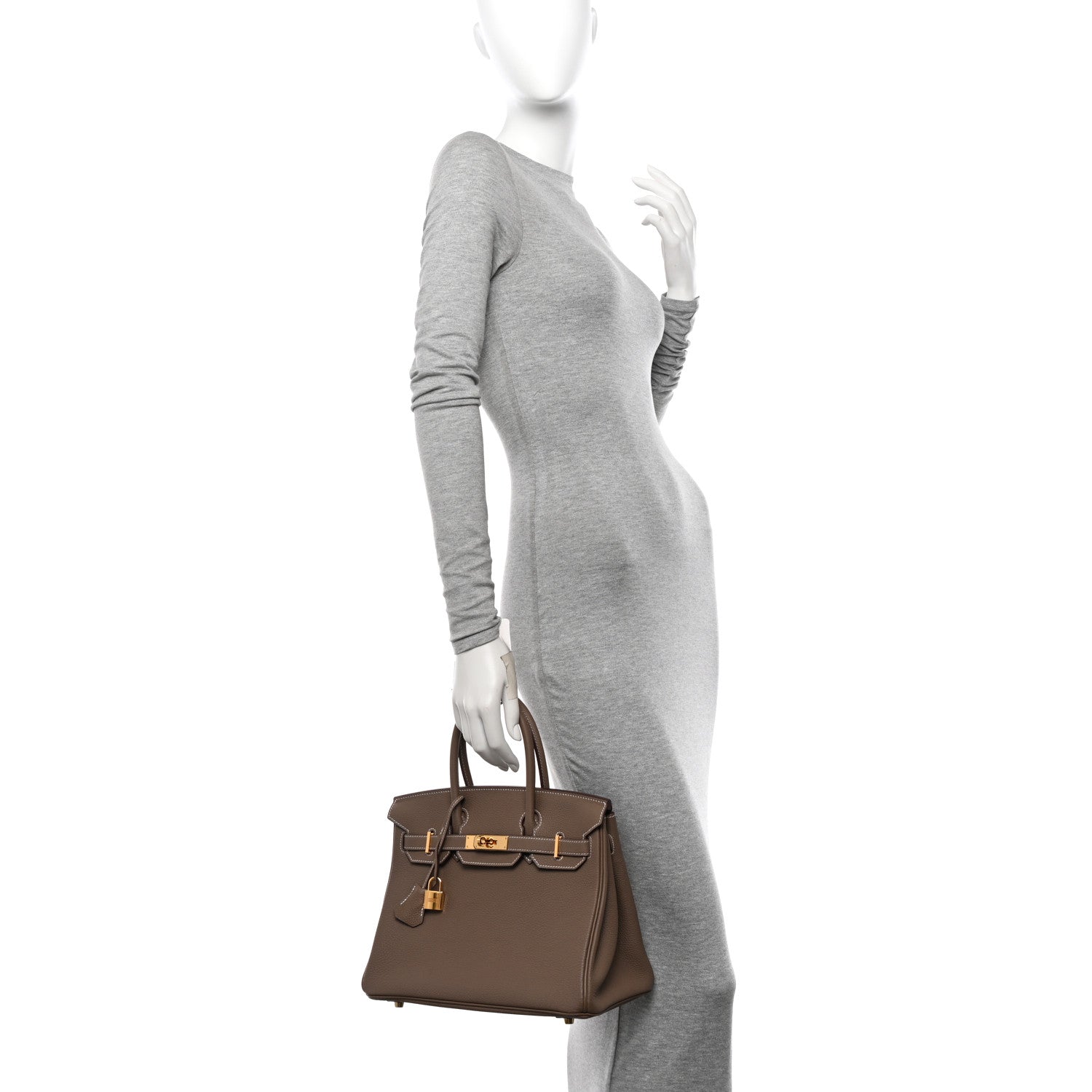 Hermes Togo Birkin 30 Etoupe 2 of 13