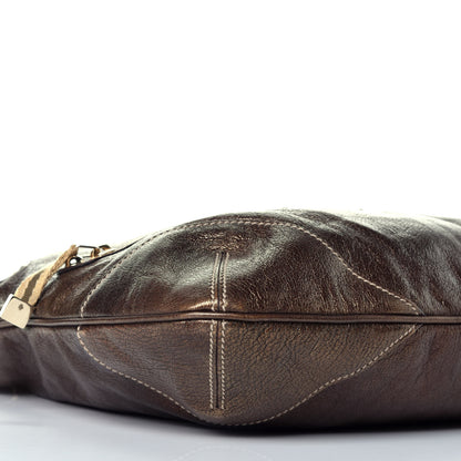 Gucci Metallic Calfskin Medium Capri Shoulder Bag Bronze 8 of 9