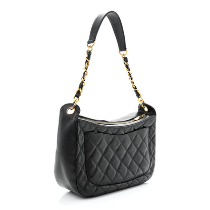 Chanel Caviar Quilted Timeless CC Shoulder Bag Black 3 of 12