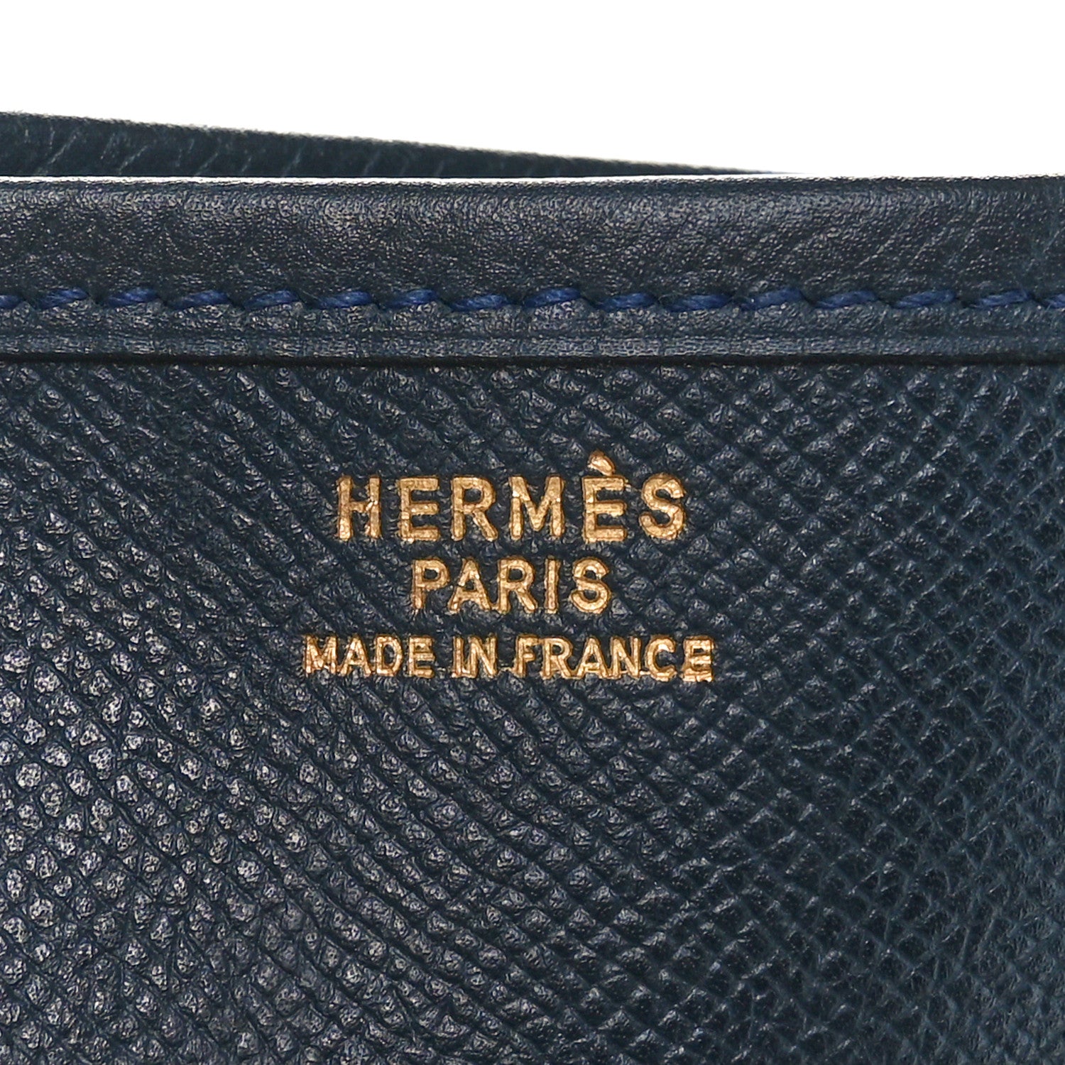 Hermes Courchevel Evelyne GM Bleu Indigo 6 of 9