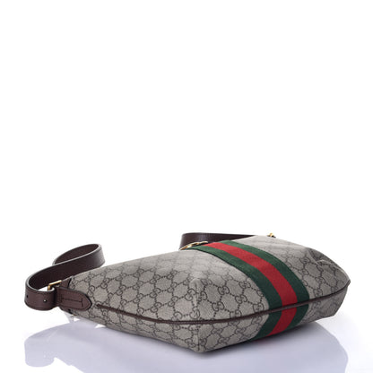 Gucci GG Supreme Monogram Web Small Ophidia Half Moon Hobo Brown 4 of 8