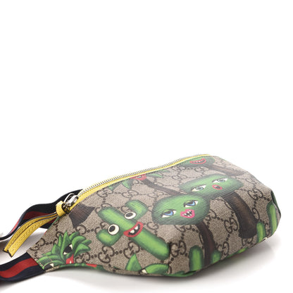 Gucci GG Supreme Monogram Smiling Plants Childrens Belt Bag Multicolor 4 of 10