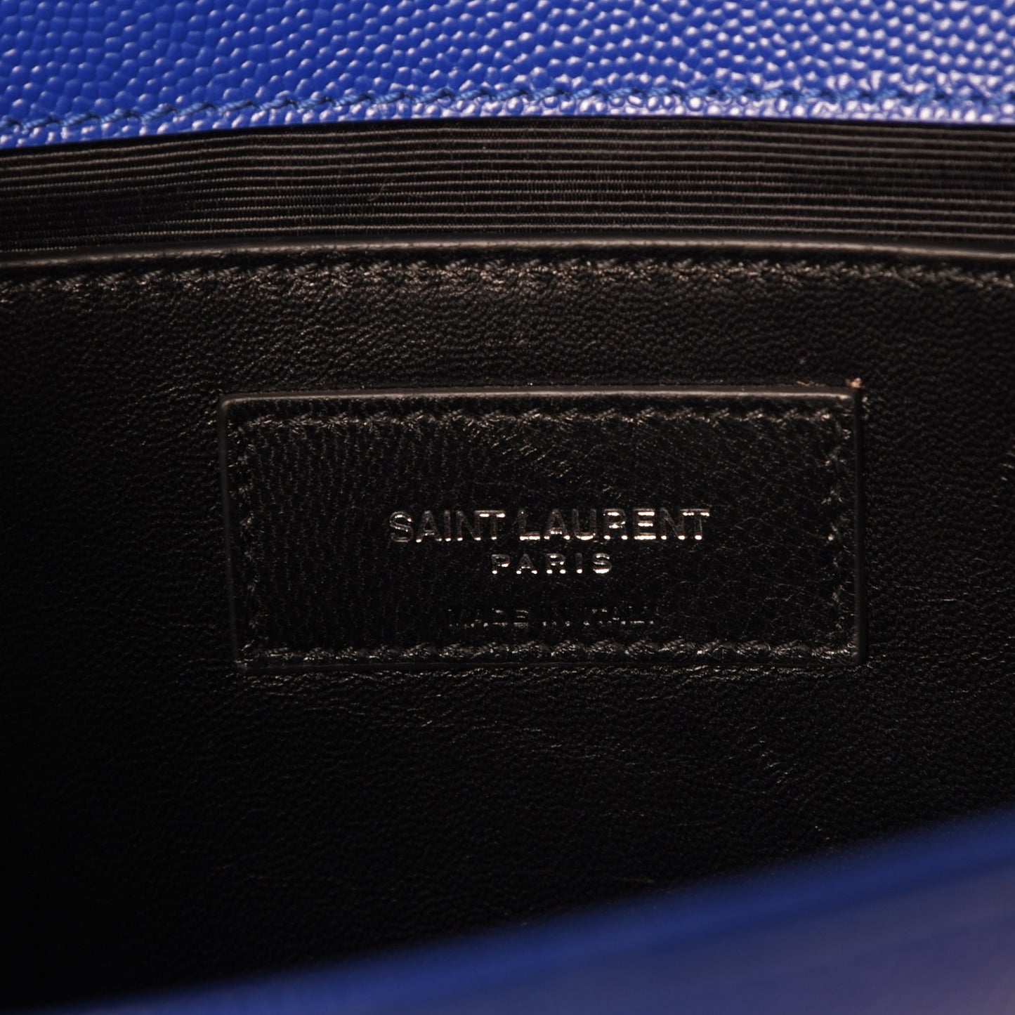 Grain De Poudre Medium Classic Monogram Kate Satchel Flash Blue