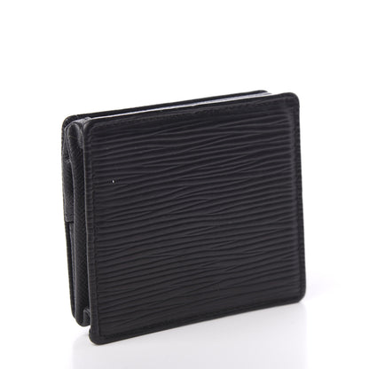 Louis Vuitton Epi Porte-Monnaie Boite Coin Purse Black 3 of 7