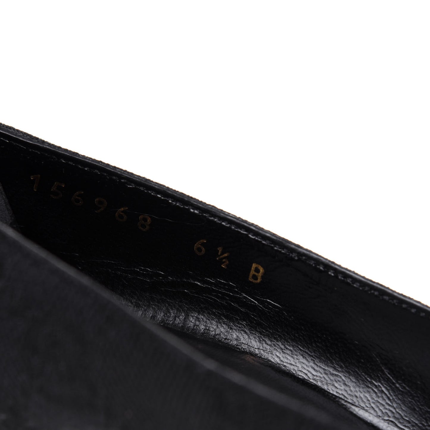 Fabric Monogram Mid-Heel Pumps 36.5 Black