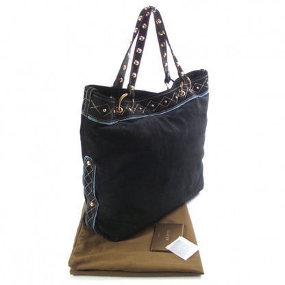Gucci Suede Irina Tote Black 3 of 9