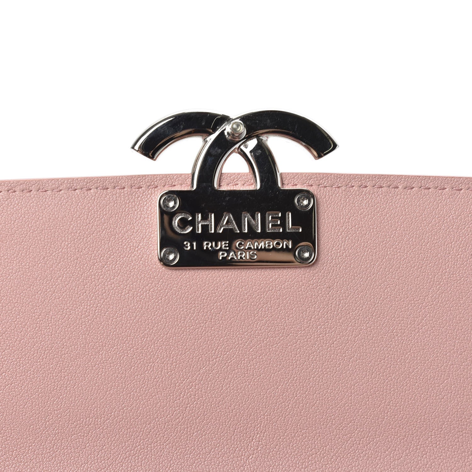 Chanel Calfskin Quilted Small CC Box Flap Pink 8 of 10