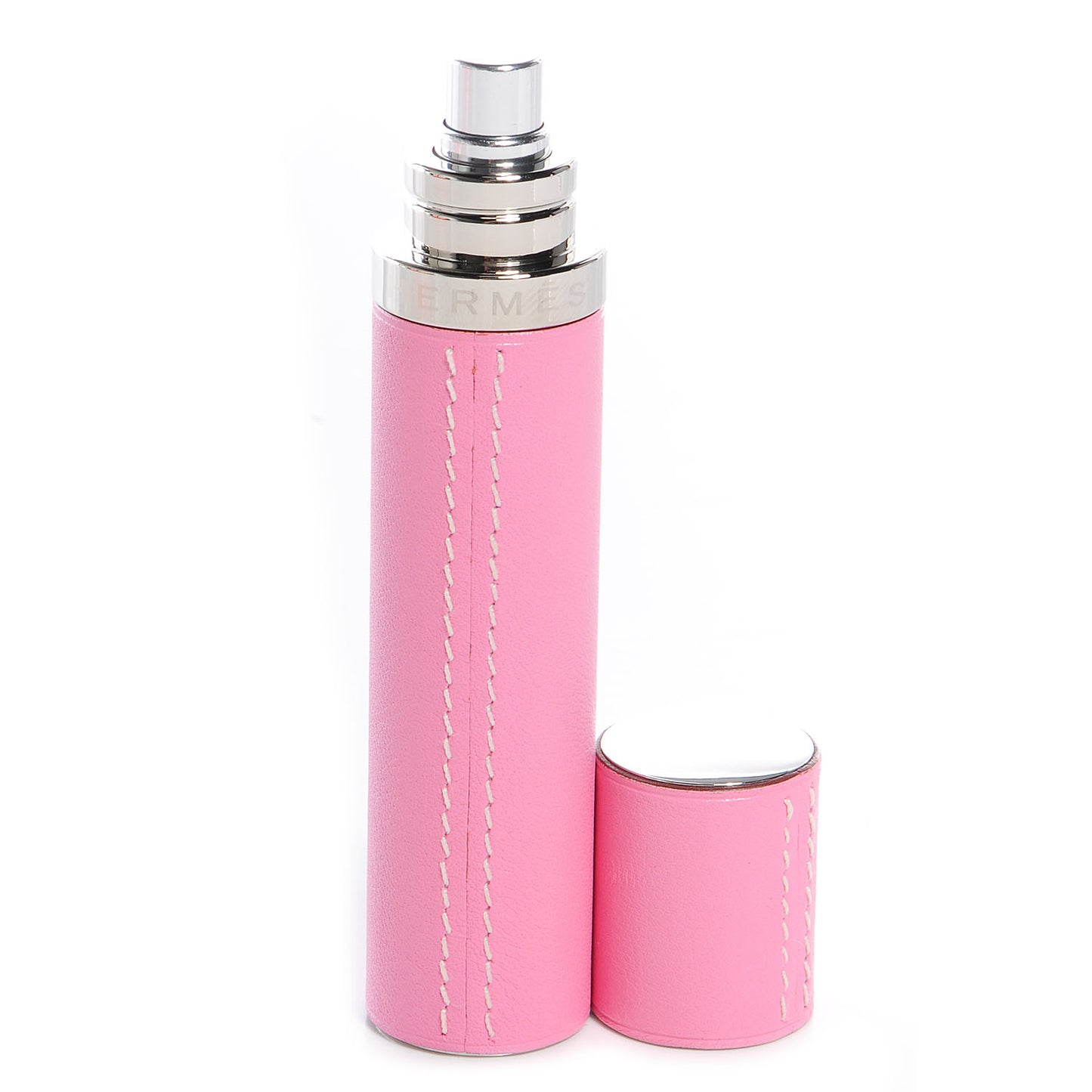 Swift Calfskin Refillable Leather Case .33 fl. oz. Pink