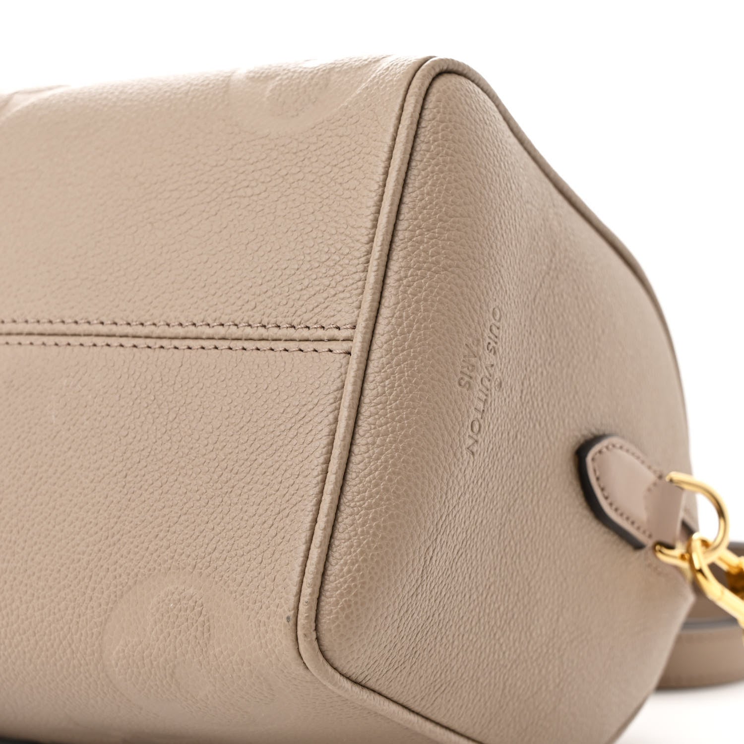 Louis Vuitton Empreinte Monogram Giant Speedy Bandouliere 25 Tourterelle 9 of 9