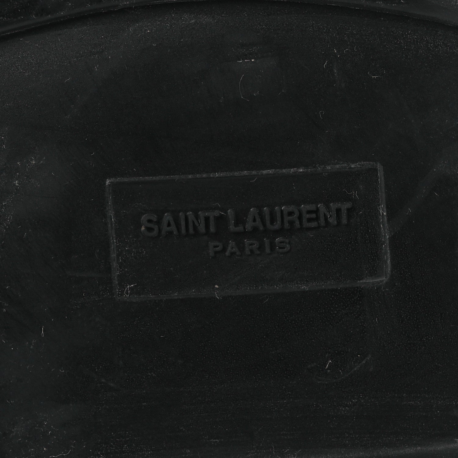 Saint Laurent Glazed Calfskin Chunky Le Loafer Penny Slippers 39 Black 8 of 12