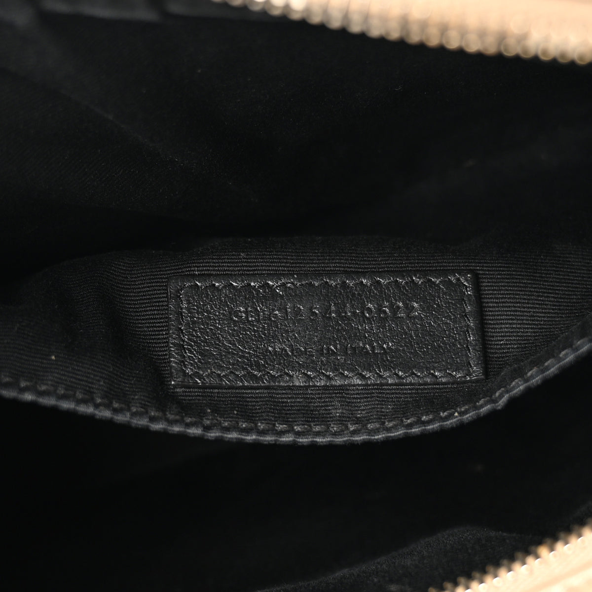 Calfskin Matelasse Monogram Lou Camera Bag Dark Beige