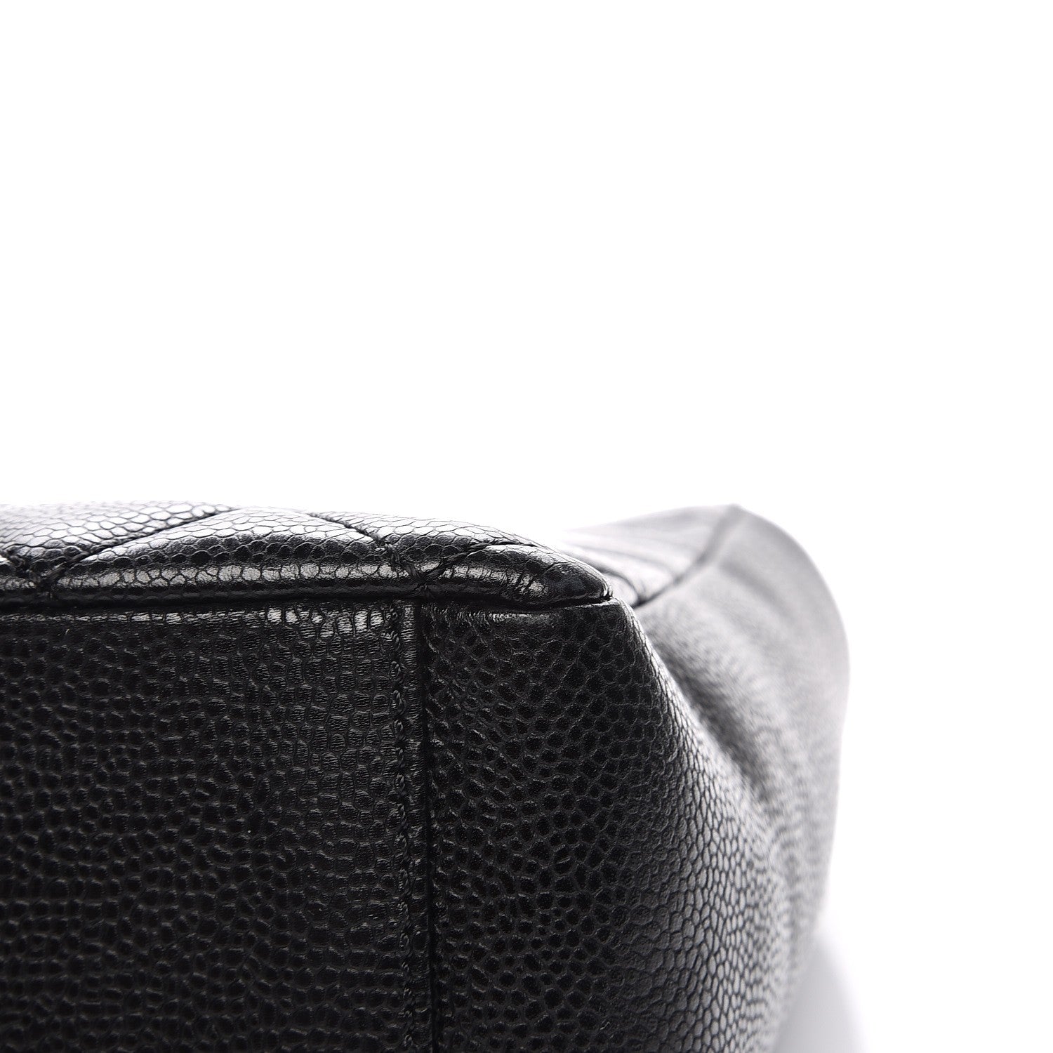 Chanel Caviar Quilted Petit Shopping Tote PST Black 8 of 12