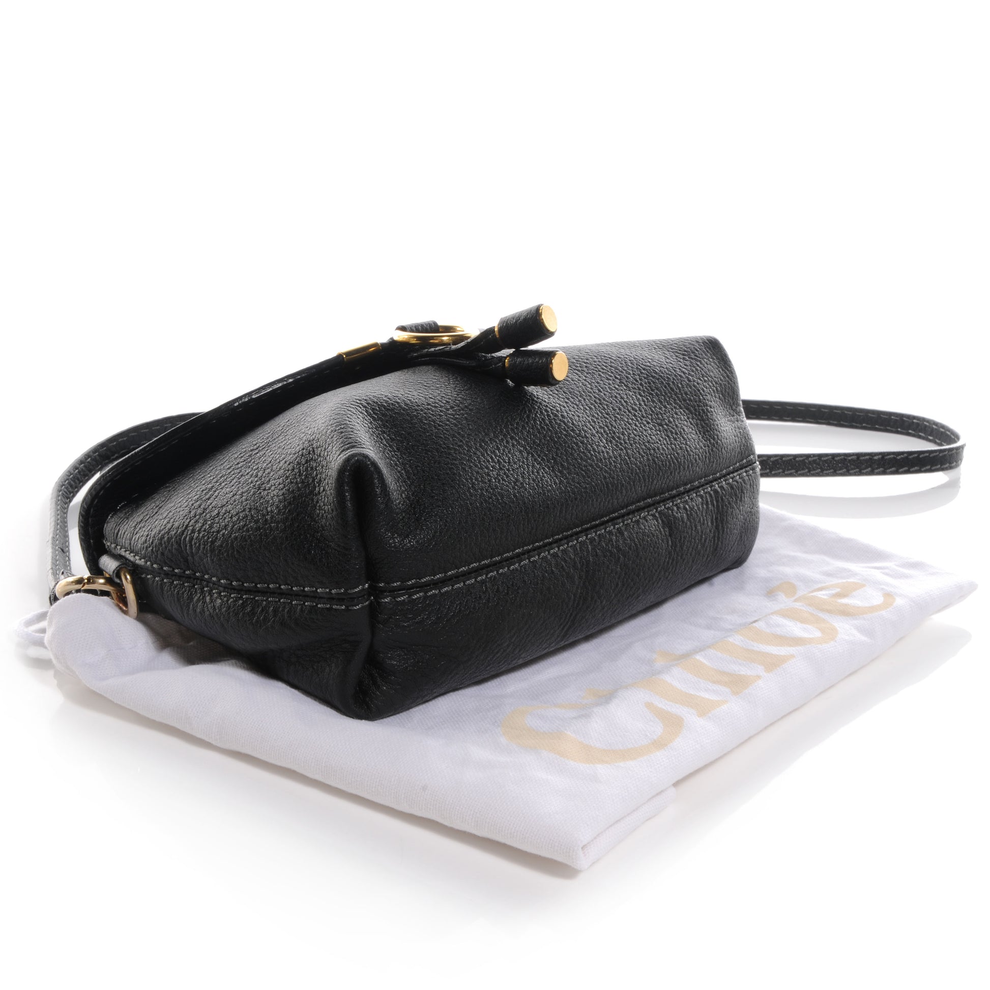 Chloe Calfskin Small Marcie Crossbody Bag Black 4 of 8