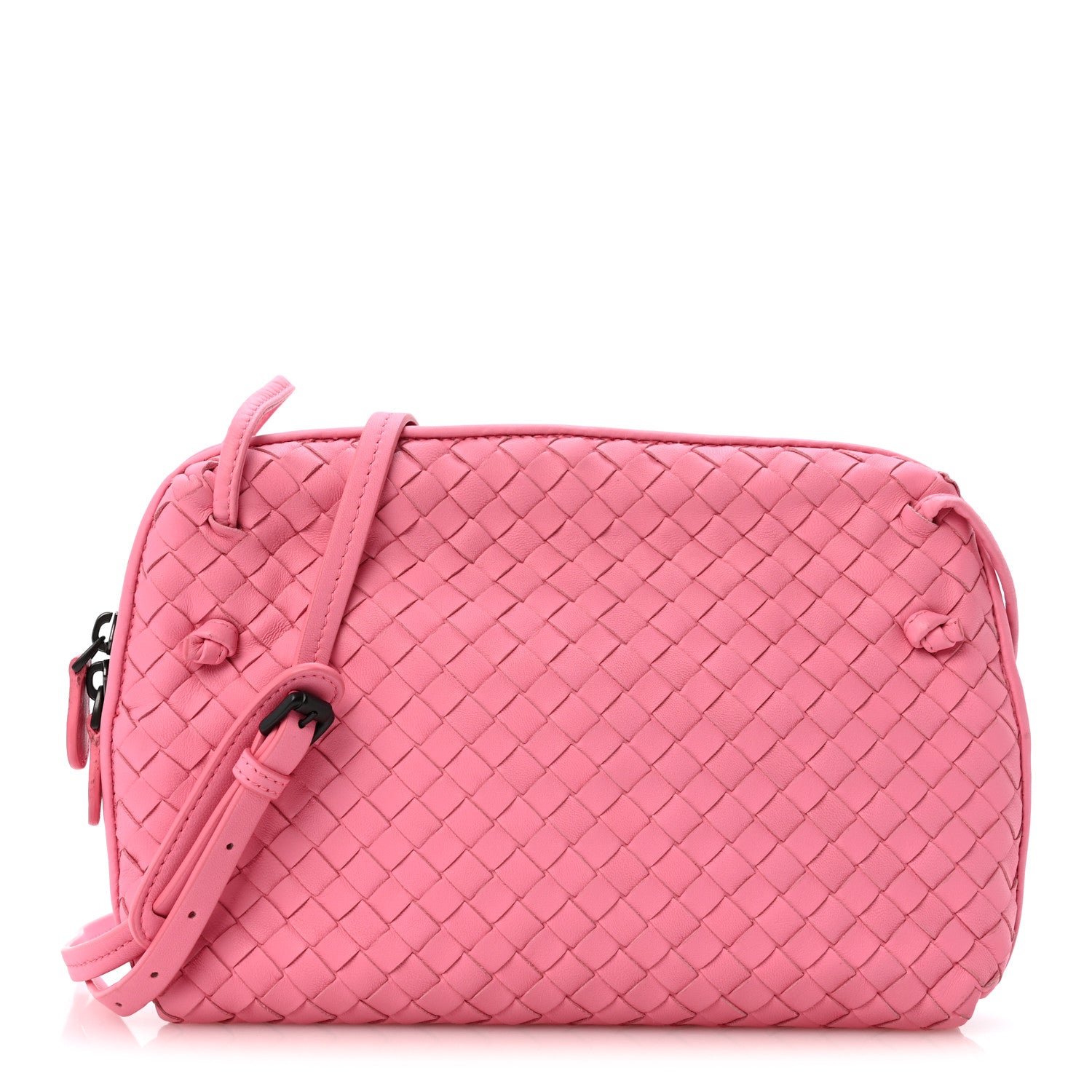Bottega Veneta Nappa Intrecciato Nodini Bag Pink 1 of 14