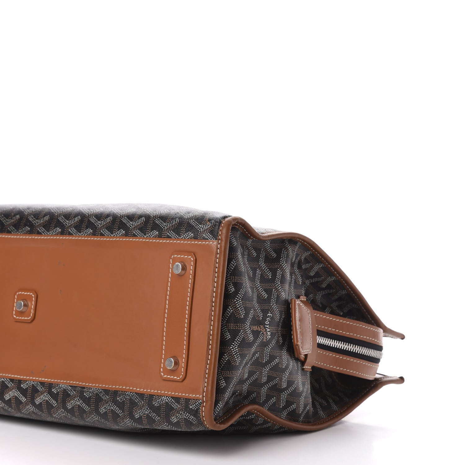 Goyard Goyardine Marquises Tote Black Gold 12 of 16