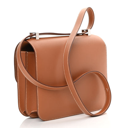 Hermes Madame Calfskin Lizard Constance 24 Gold Ombre 3 of 12