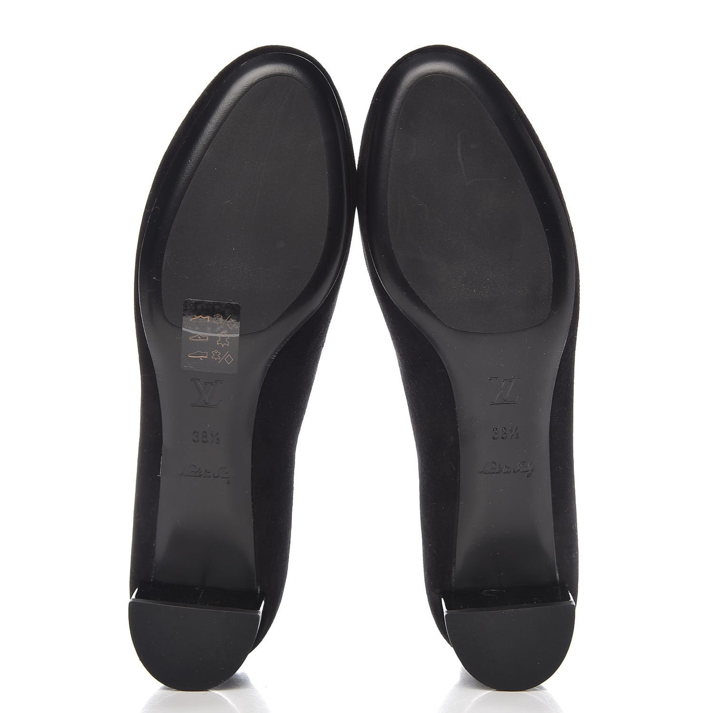 Suede Uniformes Pump 38.5 Black
