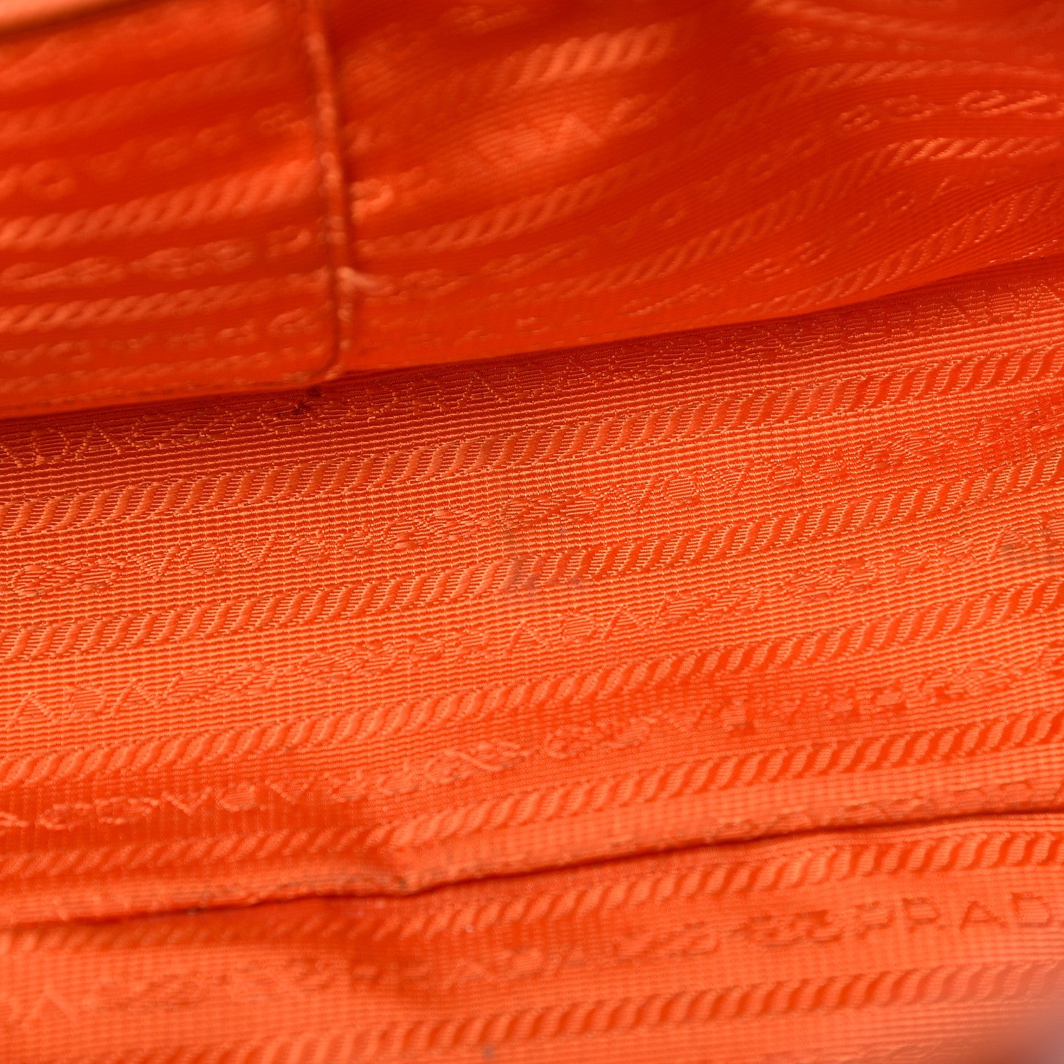 Prada Saffiano Lux Top Handle Tote Papaya 13 of 25