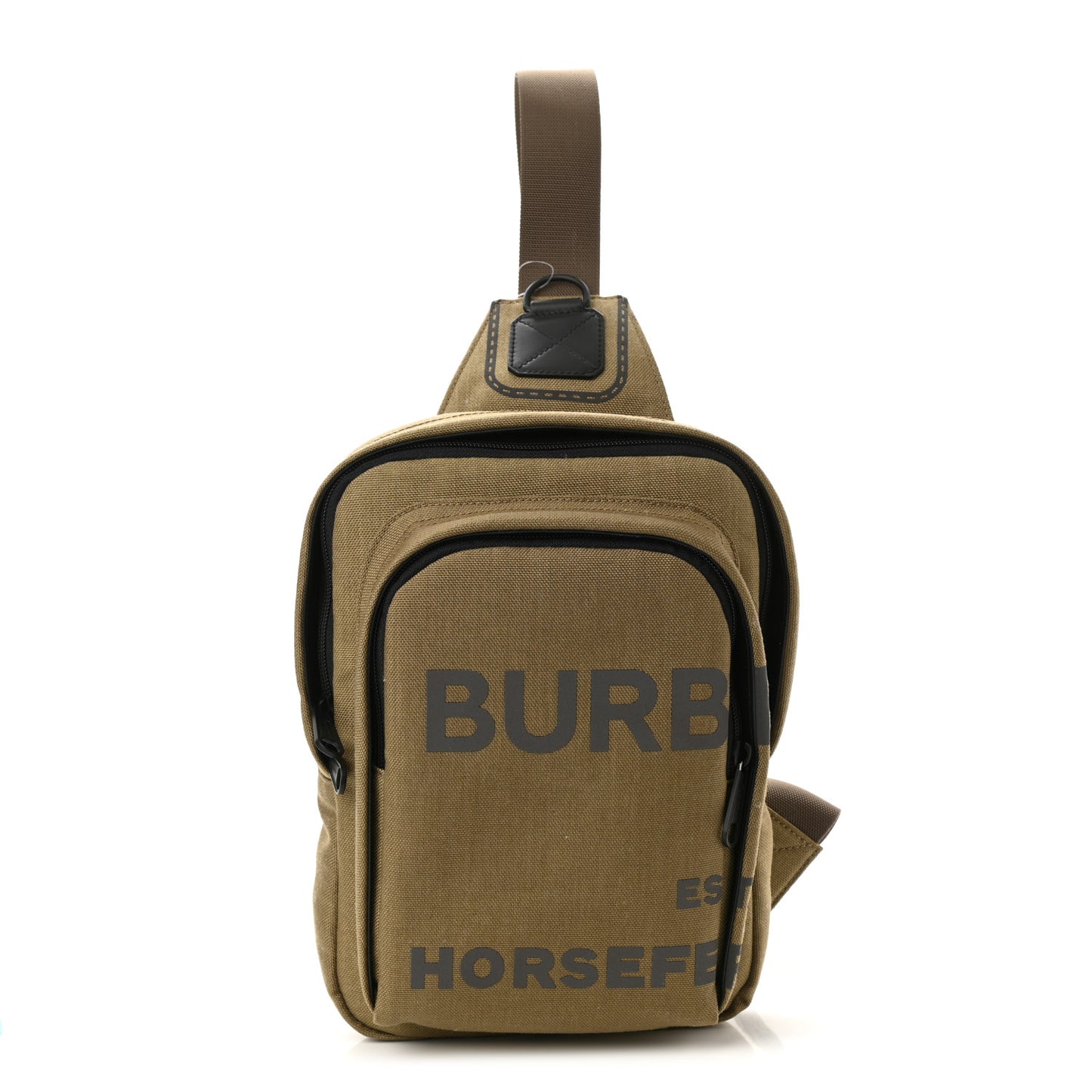 Canvas Paddy Horseferry Logo Belt Bag Moss Green