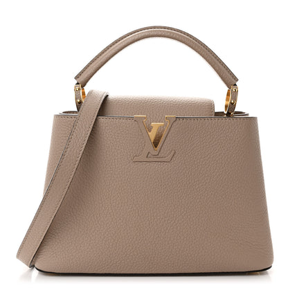 Louis Vuitton Taurillon Capucines BB Galet 1 of 9