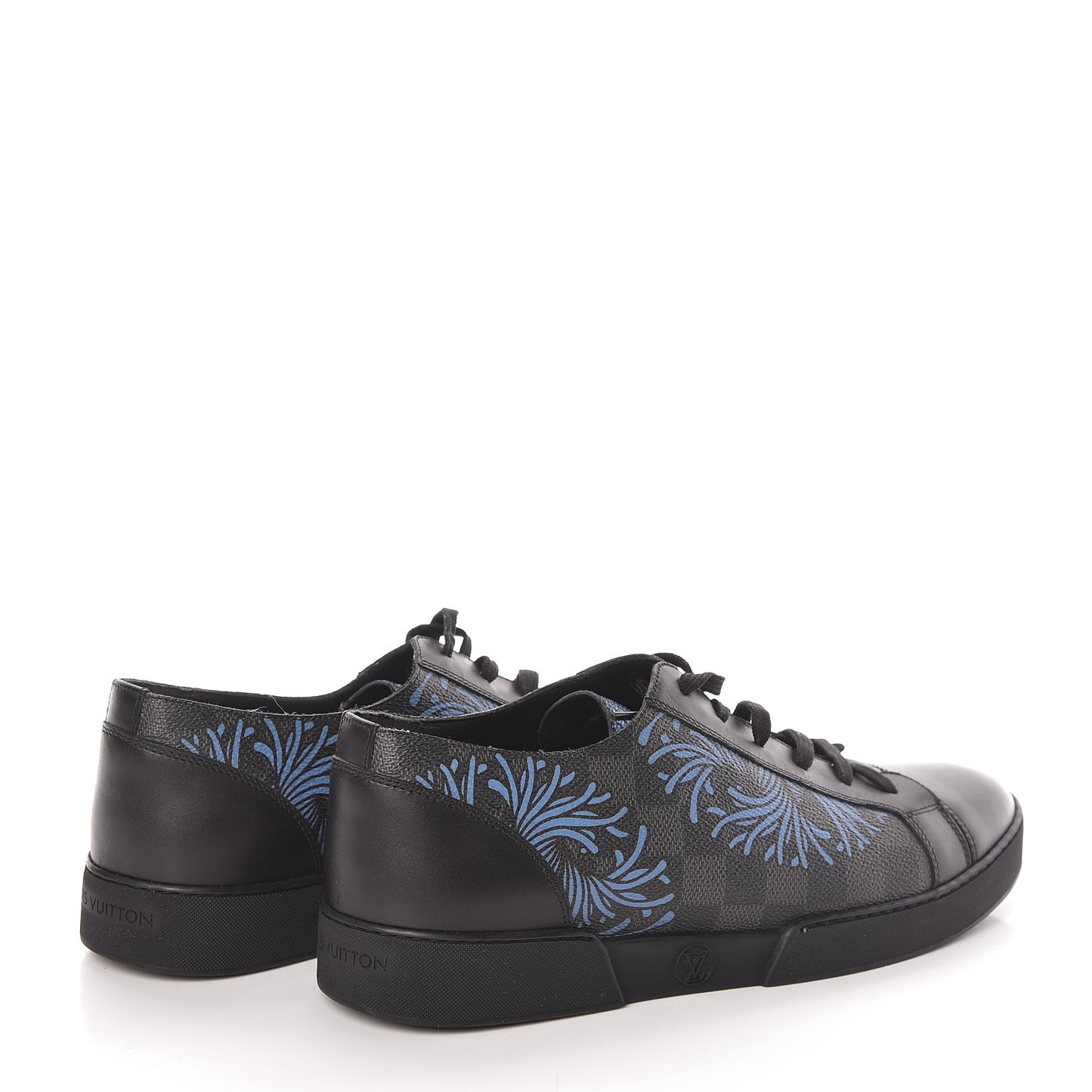 Damier Graphite Rope Sneakers 7.5 Blue