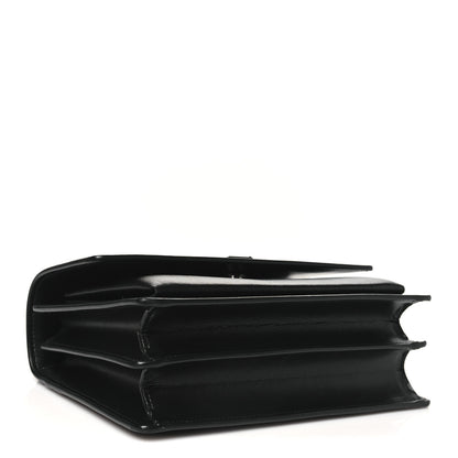 Saint Laurent Calfskin Medium Monogram Monochrome Sunset Black 4 of 11